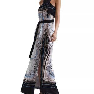 Reiss Hope Jewel Print Maxi Dress